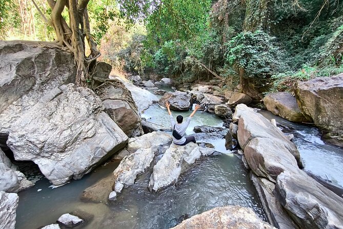 Secret Waterfall and Bamboo Rafting from Chiang Mai - A 45-minute ride on a bamboo raft