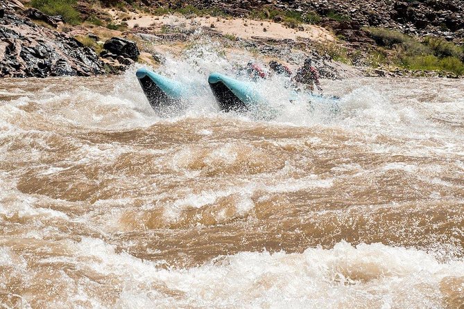 Self-Drive 1-Day Grand Canyon Whitewater Rafting Tour - The raft, the guides, and the first rapids