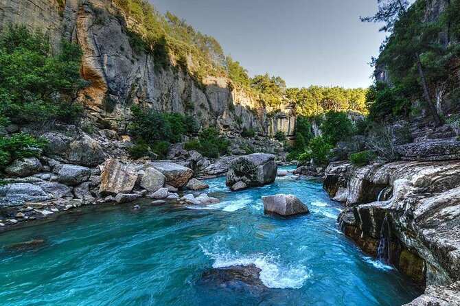 Side Eagle Canyon Tour With Rafting OR Selge Ancient City - Lunch beside the river