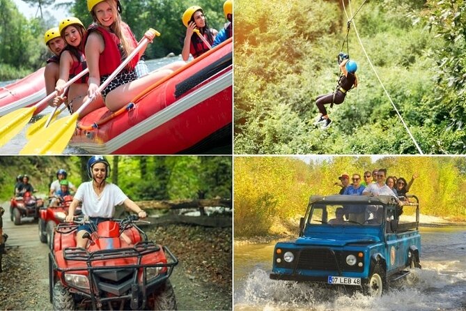 Side / Manavgat : Combo Rafting , Buggy & Jeep & Zipline(4 in 1) - Why Koprulu Canyon changes the day