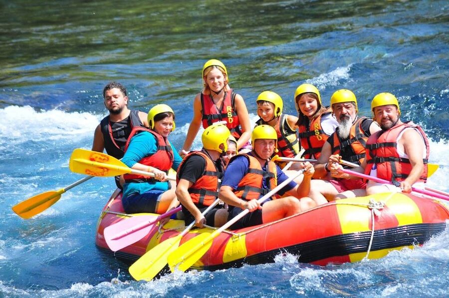 Side: Rafting and Zipline Canyon Tour with Lunch & Transfers - Reaching Köprülü Canyon by open-top vehicle