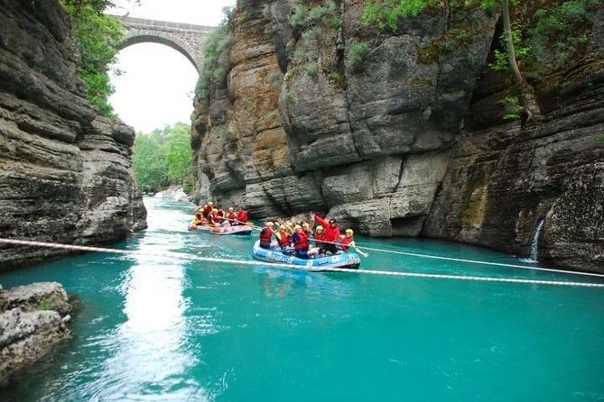 "Side: Whitewater Rafting Fun at Koprulu Canyon" - Entering Köprülü Canyon National Park