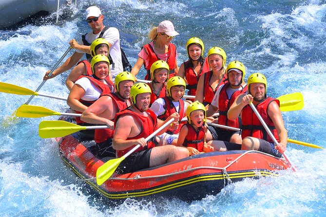 "Side: Whitewater Rafting Fun at Koprulu Canyon" - The morning pickup from Side and nearby resorts