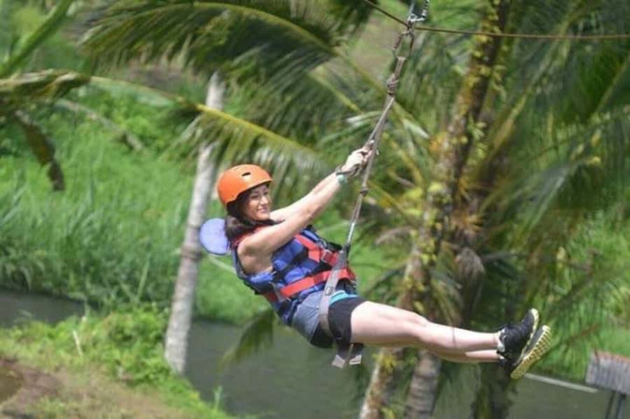 Sidemen Bali Private Rafting on Telaga Waja River With Lunch - Finishing Above the River With Lunch
