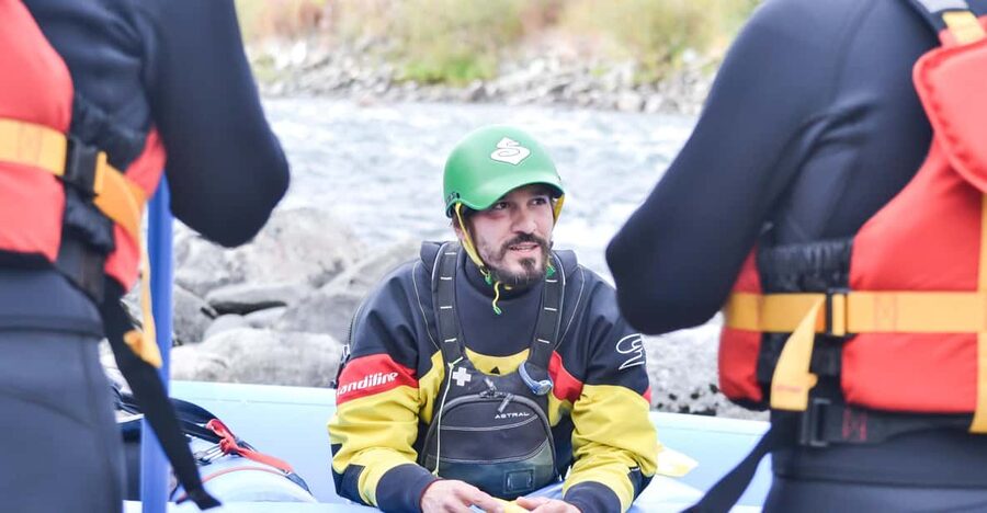 Sjoa: White Water Rafting Short Trip - Getting fitted with a wetsuit and helmet
