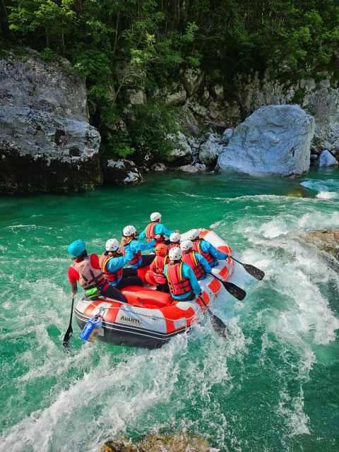 Soca River, Slovenia: Whitewater Rafting - The boulder jump and the swim