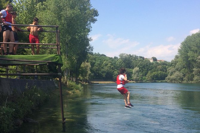 Soft Rafting on Adda River - The return to Villa d’Adda and Leonardo’s ferry