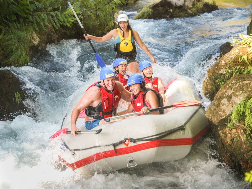 Split: Cetina River Rafting with Cliff Jumping and Cave Tour - Three hours on the Cetina River