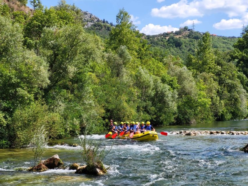 Split: Cetina River Whitewater Raft Trip with Pickup Option - Swimming in clear river water