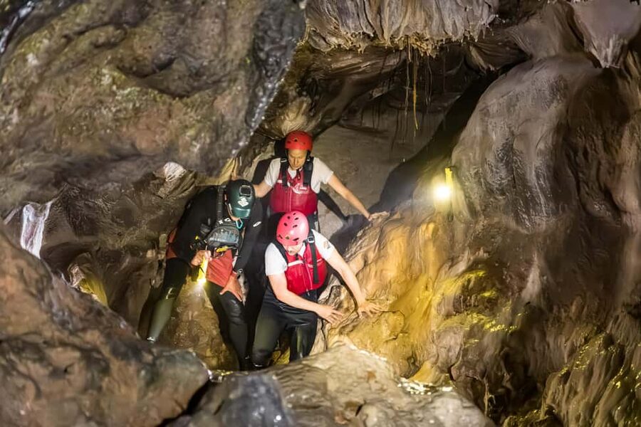 Split: Premium Rafting,Cave exploring,Cliff jumping & Picnic - Getting ready at the river