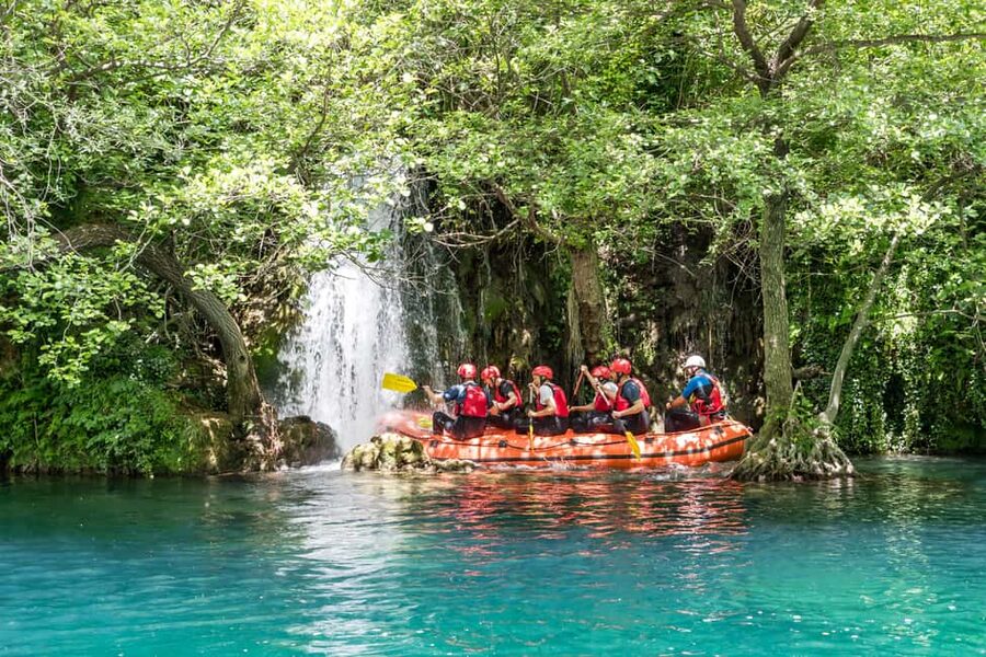 Split: Premium Rafting,Cave exploring,Cliff jumping & Picnic - Meeting in Split and reaching the river