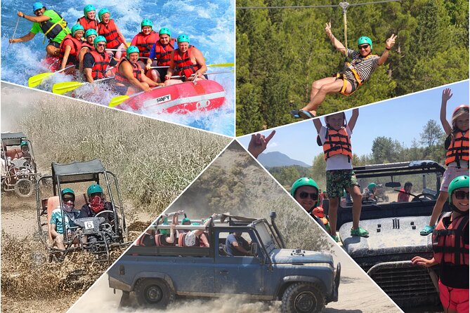Süber combo adventure (rafting zipline bugy jeep canyon visit) - Rafting 14 kilometers on the Köprüçay River