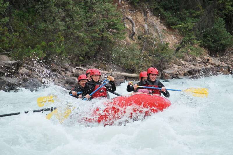 Sunwapta Challenge Whitewater Rafting in Jasper - Mountain Views and Wildlife Habitat