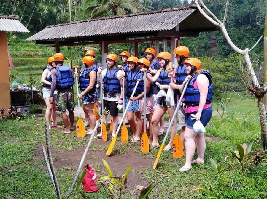 Telaga Waja River: Rafting Expedition with Lunch - Lunch, showers, and the practical finish