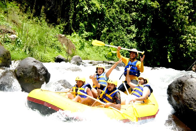 Telaga Waja White Water Rafting - With No Step or Stair : Bali Best Adventures - The scenery is the real reward between rapids