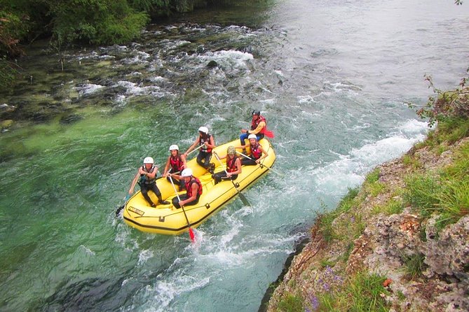 The best Rafting on Sava river in Bled - Getting ready at Šobec