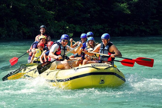 The best Rafting on Sava river in Bled - The calmer stretch: river games and scenery
