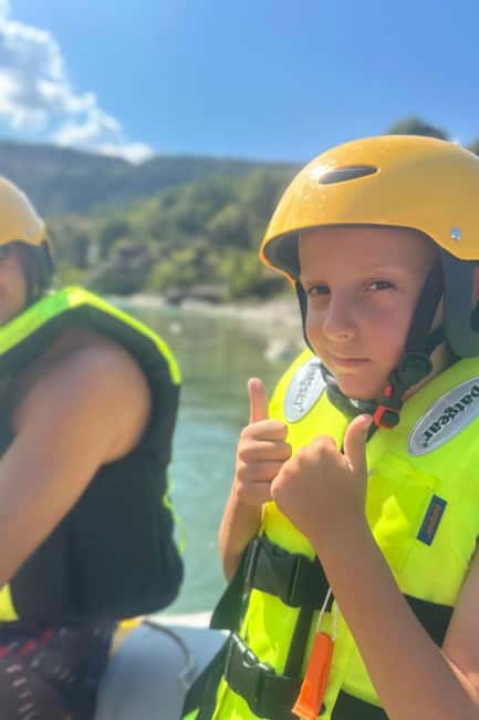 Tirana/Durrës/Golem: Vjosa Rafting, Benja Thermal Baths Tour - Guides, safety, and the optional cliff jump