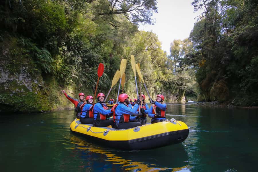 Tongariro River: Grade 3 Whitewater Rafting - Arriving at the Turangi rafting base