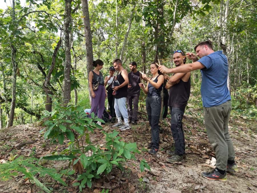Trekking 2 Days 1 Night+Rice fields+Bamboo Rafting - Bamboo rafting for the final stretch