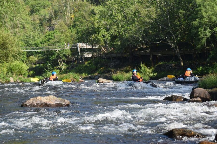 Tubing-Rafting at Paiva River - Meeting in Alvarenga and riding toward Paradinha