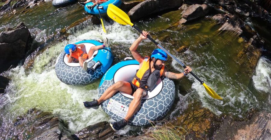 Tubing-Rafting at Paiva River - Ten minutes in Paradinha village
