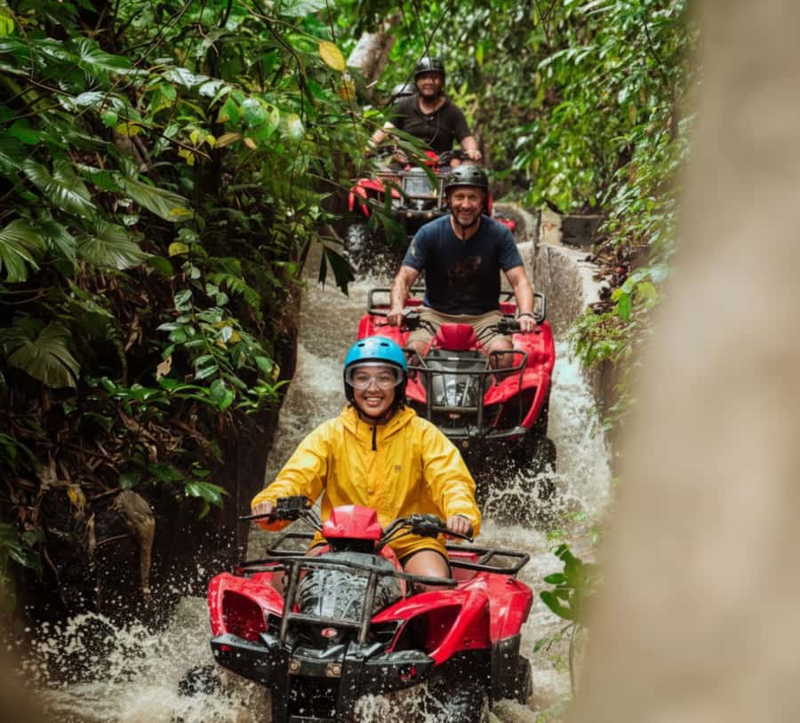 Tunnel, Cave & Waterfall Tracks: Ubud ATV + Rafting - What the 1.5-hour ATV ride adds