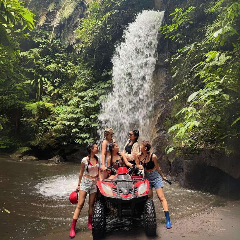 Ubud: ATV Quad Bike and Water Rafting Trip with Lunch - One hour on the ATV track