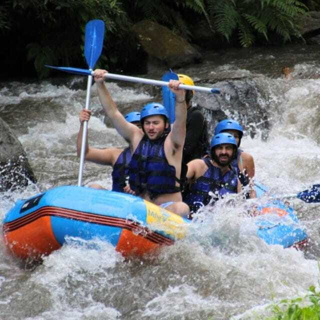 Ubud: ATV Quad Bike and Water Rafting Trip with Lunch - Lunch before changing from mud to river water