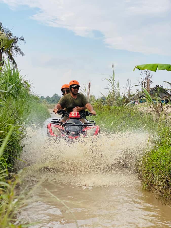 Ubud atv quad bike and white water rafting - Why this makes a lively Bali day