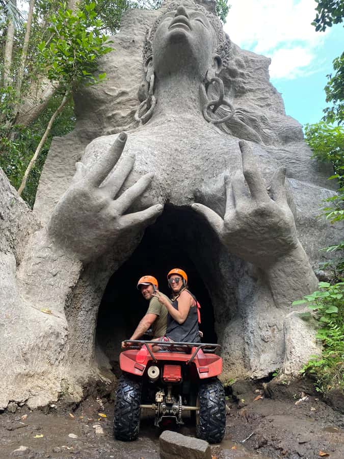 Ubud atv quad bike and white water rafting - The ATV ride brings the first burst of adrenaline