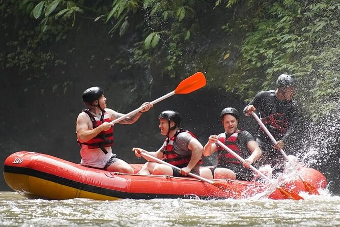 Ubud: ATV Quad Bike, Jungle, Waterfall, Tunnel and Rafting Trip - Lunch and a pause at Cretya Sunset Bresela