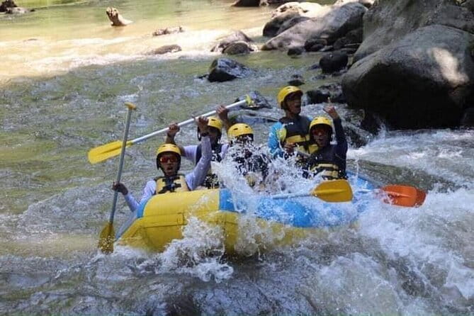 Ubud Ayung River Rafting with Meeting Point or Pickup - Waterfalls, carvings, and rice terraces along the route