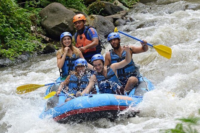 Ubud Ayung Water Rafting included Lunch and Transfer - Forest, waterfalls, birds, and monkeys