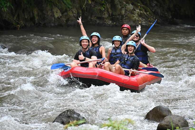 Ubud Ayung White Water Rafting Bali with Lunch - Friendly instruction for first-time rafters
