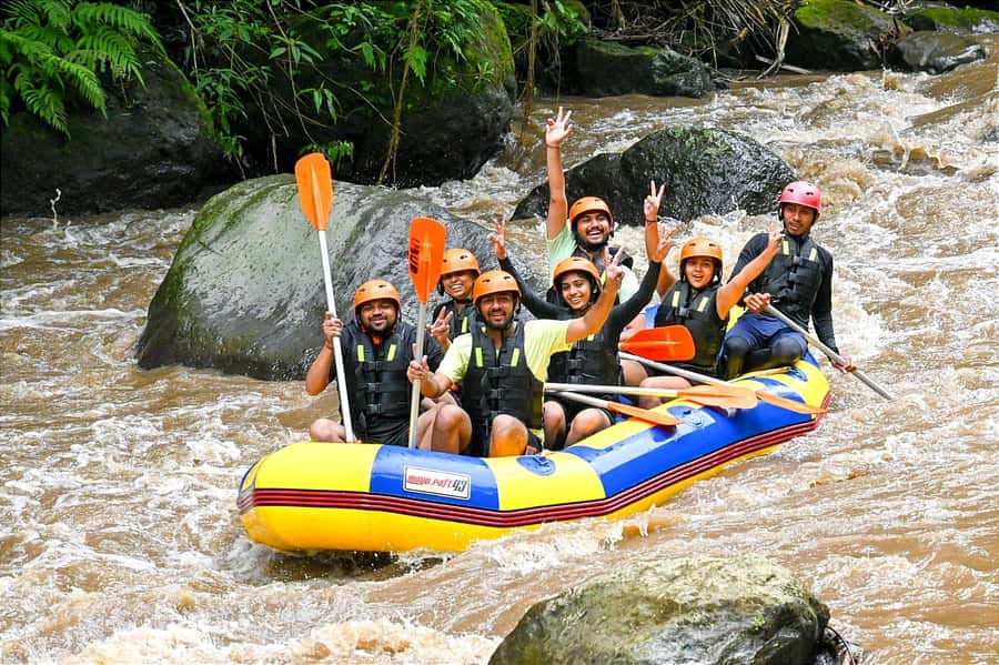 Ubud White Water Rafting with Lunch Included - Getting onto the Ayung River for 2.5 hours