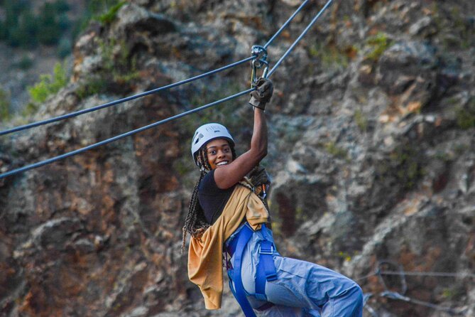 Upper Clear Creek Whitewater Rafting plus Cliffside Zipline from Idaho Springs - Six ziplines through Douglas fir and ponderosa pine