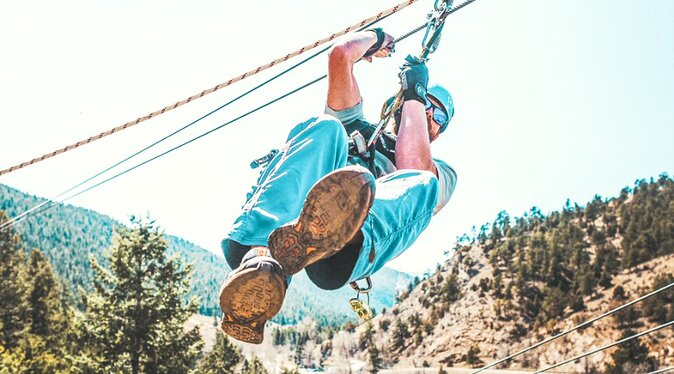 Upper Clear Creek Whitewater Rafting plus Cliffside Zipline from Idaho Springs - A practical break on Historic Miner Street