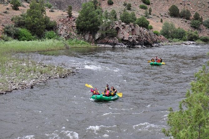 Upper Colorado River Half-Day Float Trip near Kremmling - Getting on the river with a mixed-age group