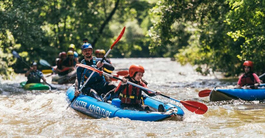 Vadu Crisului: Rafting or Kayaking trip on Crisul Repede - Starting at the Master Adventure base