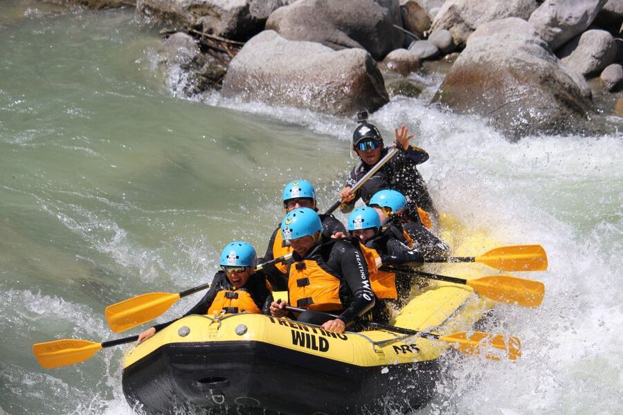 Val di Sole: Noce River Rafting - From whitewater to swimming and boat races