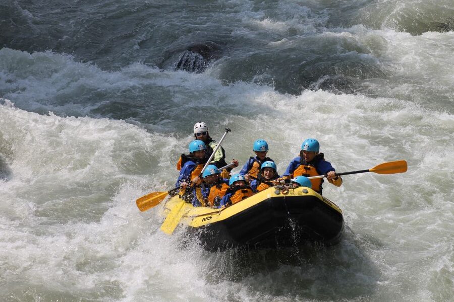 Val di Sole: Rafting for families on First River in Europe - Why the Noce River makes a good family rafting setting