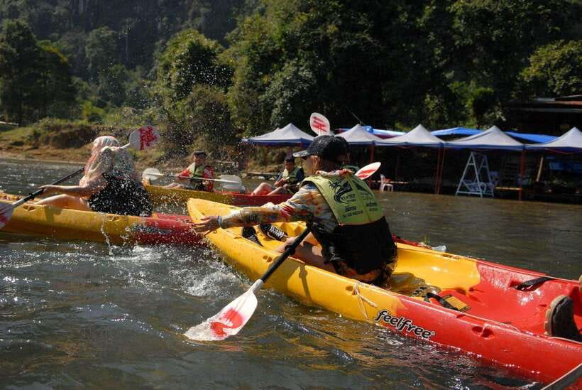 Vang Vieng: Kayaking&Water Cave&Tham Chang&Blue Lagoon 1 - Why this Vang Vieng day works