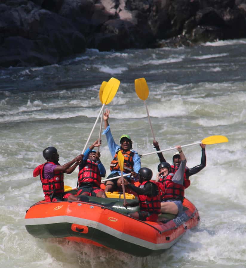 Victoria Falls White Water Rafting on the Zambezi River - The Zambezi below Victoria Falls is no gentle float
