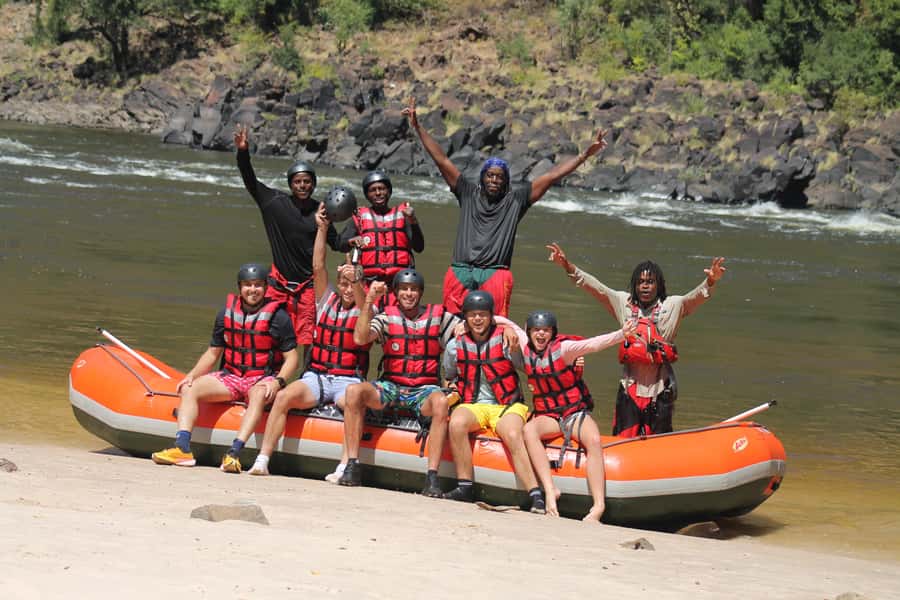 Victoria Falls White Water Rafting on the Zambezi River - The gorge descent is harder than the schedule suggests