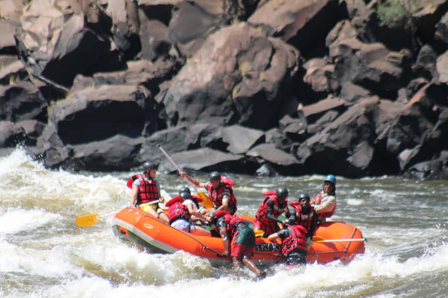 Victoria Falls White Water Rafting on the Zambezi River - Five hours of white water and black gorge walls