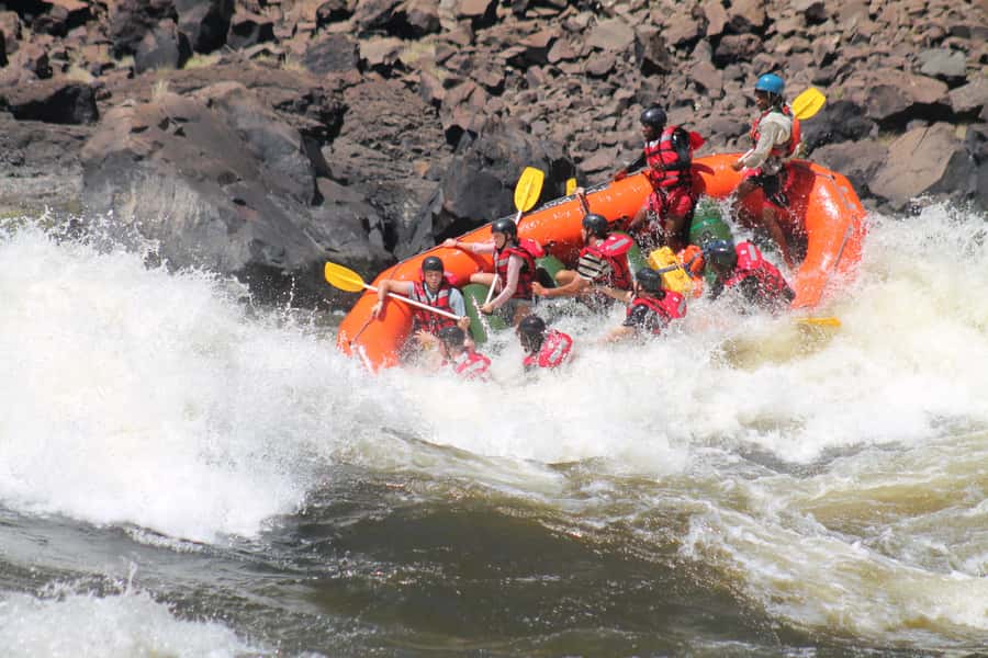 Victoria Falls White Water Rafting on the Zambezi River - 7:30 a.m. pickup and the road to the gorge