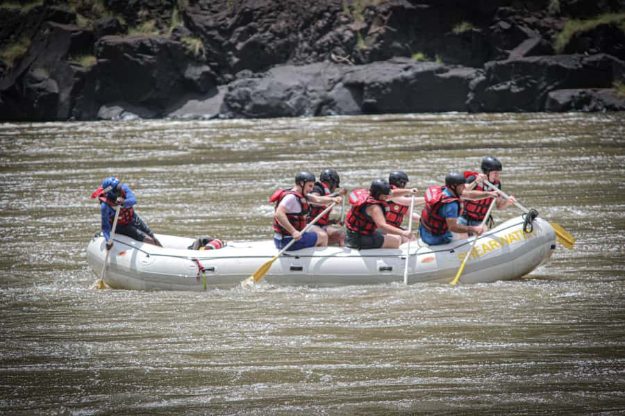 Victoria Falls: Whitewater Rafting Experience - The Hike Back Up the Gorge