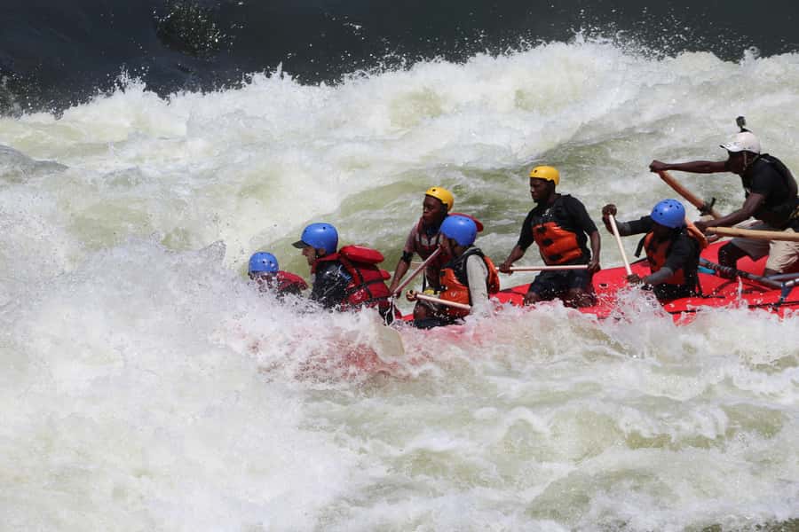 Victoria Falls: Zambezi River White Water Rafting Experience - The steep walk down to the Zambezi