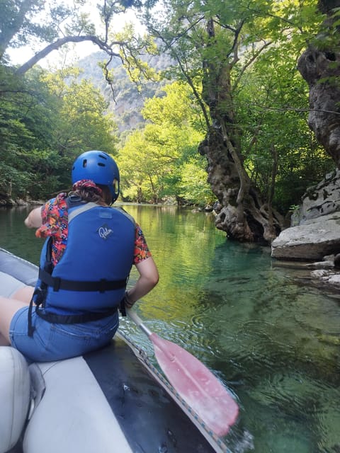 Voidomatis river Rafting Zagori - Starting at the Via Natura base in Kleidonia